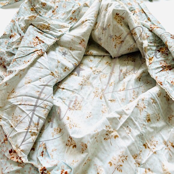 SPELL Fleur Frill Bias Maxi In Teapot Blue NWT - Picture 7 of 12